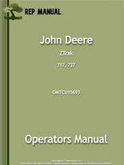 John Deere 717, 727 ZTrak Operators Manual