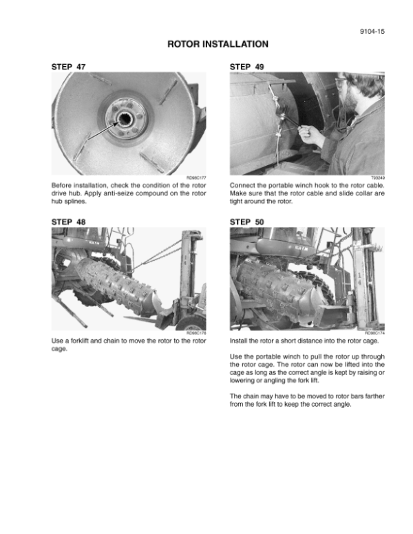 Case 2377, 2388, 2577, 2588 Combines Service Repair Manual
