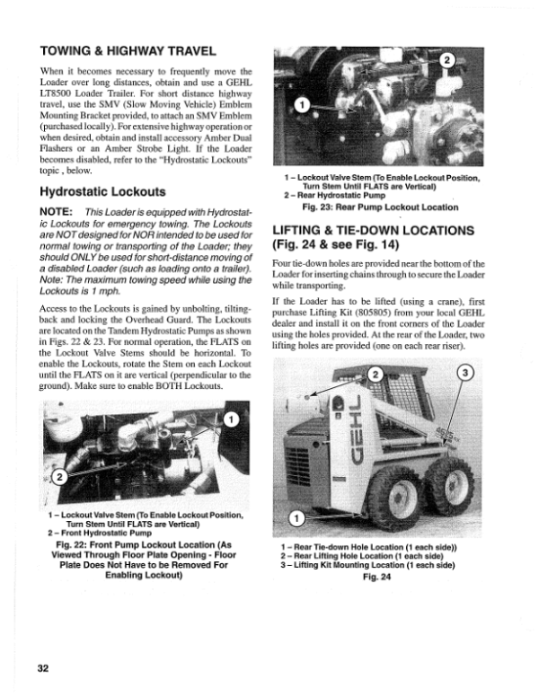 Gehl SL4525 Skid Steer Loader Operators and Parts Manual_4525 SN 008826 and Before 4625 SN 019719 and Before Operators Manual 906698A 1993_34 Gehl SL4525 Skid Steer Loader Operators and Parts Manual