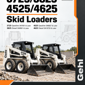 Gehl SL4525 Skid Steer Loader Operators and Parts Manual