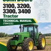 John Deere 3100, 3200, 3300, 3400 Tractor Technical Manual (TM4525) John Deere 3100, 3200, 3300, 3400 Tractor Technical Manual (TM4525)