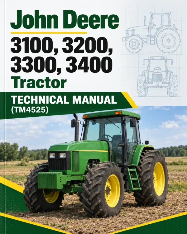 John Deere 3100, 3200, 3300, 3400 Tractor Technical Manual (TM4525) John Deere 3100, 3200, 3300, 3400 Tractor Technical Manual (TM4525)