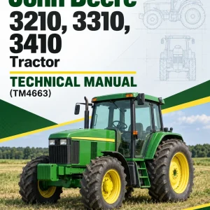 John Deere 3210, 3310, 3410 Tractor Technical Manual (TM4663)