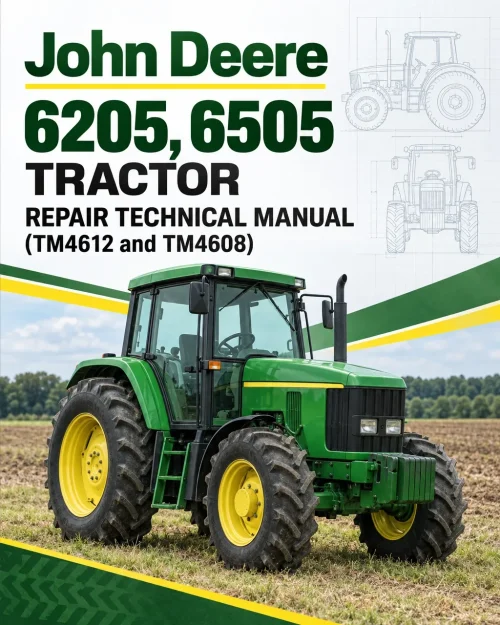 John Deere 6205, 6505 Tractor Repair Technical Manual (TM4612 and TM4608) John Deere 6205, 6505 Tractor Repair Technical Manual (TM4612 and TM4608)
