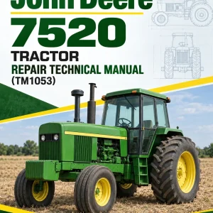 John Deere 7520 Tractor Repair Technical Manual (TM1053)