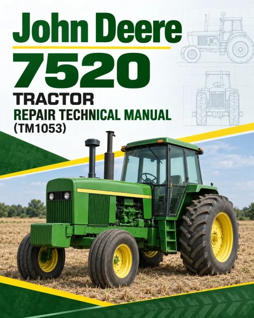 John Deere 7520 Tractor Repair Technical Manual (TM1053) John Deere 7520 Tractor Repair Technical Manual (TM1053)