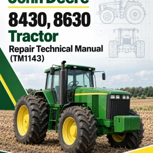 John Deere 8430, 8630 Tractor Repair Technical Manual (TM1143)