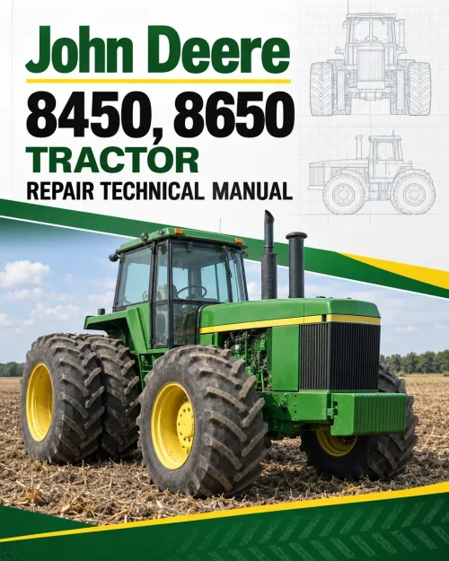 John Deere 8450, 8650 Tractor Repair Technical Manual John Deere 8450, 8650 Tractor Repair Technical Manual