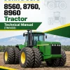 John Deere 8560, 8760, 8960 Tractor Technical Manual (TM1433) John Deere 8560, 8760, 8960 Tractor Technical Manual (TM1433)