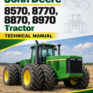 John Deere 8570, 8770, 8870, 8970 Tractor Technical Manual (TM1549)