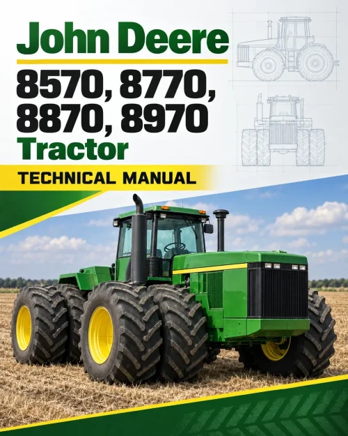 John Deere 8570, 8770, 8870, 8970 Tractor Technical Manual (TM1549) John Deere 8570, 8770, 8870, 8970 Tractor Technical Manual (TM1549)