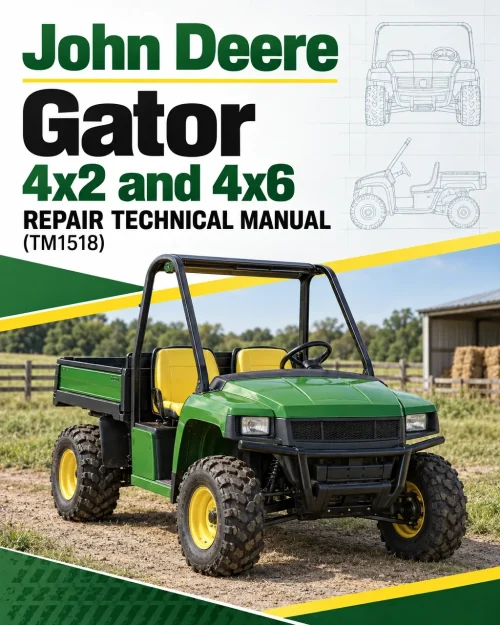 John Deere Gator 4x2 and 4x6 Repair Technical Manual (TM1518) John Deere Gator 4x2 and 4x6 Repair Technical Manual (TM1518)
