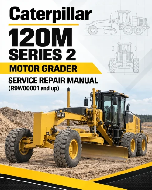 Caterpillar CAT 120M SERIES 2 Motor Grader Service Repair Manual (R9W00001 and up) Caterpillar CAT 120M SERIES 2 Motor Grader Service Repair Manual (R9W00001 and up)