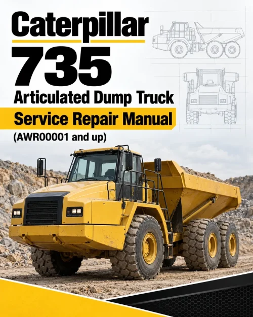 Caterpillar CAT 735 Articulated Dump Truck Service Repair Manual (AWR00001 and up) Caterpillar CAT 735 Articulated Dump Truck Service Repair Manual (AWR00001 and up)