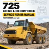 Caterpillar CAT 725 Articulated Dump Truck Service Repair Manual (WWA00001 and up)