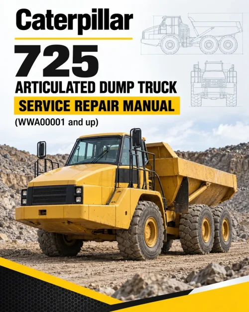 Caterpillar CAT 725 Articulated Dump Truck Service Repair Manual (WWA00001 and up)