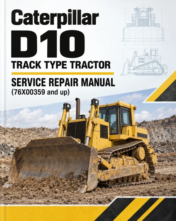 Caterpillar CAT D10 Track Type Tractor Service Repair Manual (76X00359 and up) Caterpillar CAT D10 Track Type Tractor Service Repair Manual (76X00359 and up)