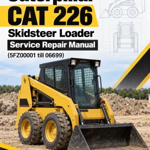 Caterpillar CAT 226 Skidsteer Loader Service Repair Manual (5FZ00001 till 06699)