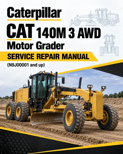 Caterpillar CAT 140M 3 AWD Motor Grader Service Repair Manual (N9J00001 and up) Caterpillar CAT 140M 3 AWD Motor Grader Service Repair Manual (N9J00001 and up)