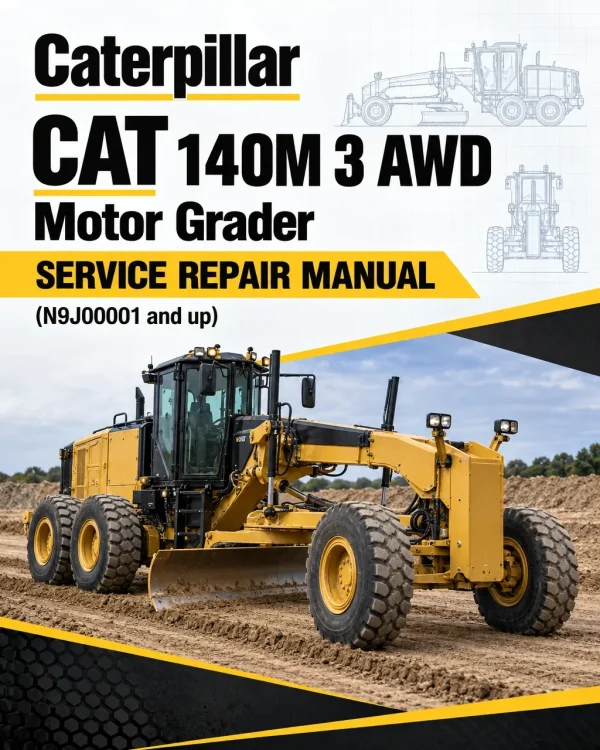Caterpillar CAT 140M 3 AWD Motor Grader Service Repair Manual (N9J00001 and up) Caterpillar CAT 140M 3 AWD Motor Grader Service Repair Manual (N9J00001 and up)