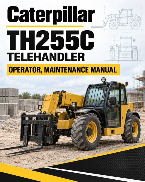 Caterpillar CAT TH255C Telehandler Operator, Maintenance Manual Caterpillar CAT TH255C Telehandler Operator, Maintenance Manual