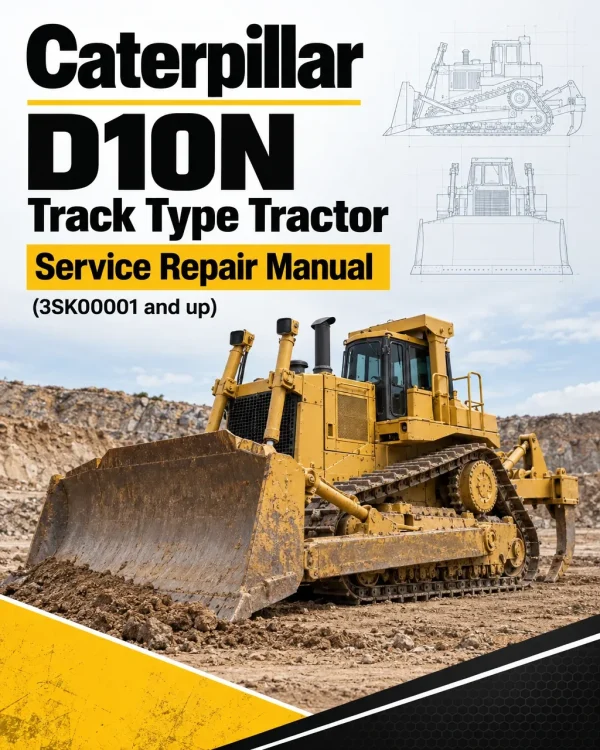 Caterpillar CAT D10N Track Type Tractor Service Repair Manual (3SK00001 and up)