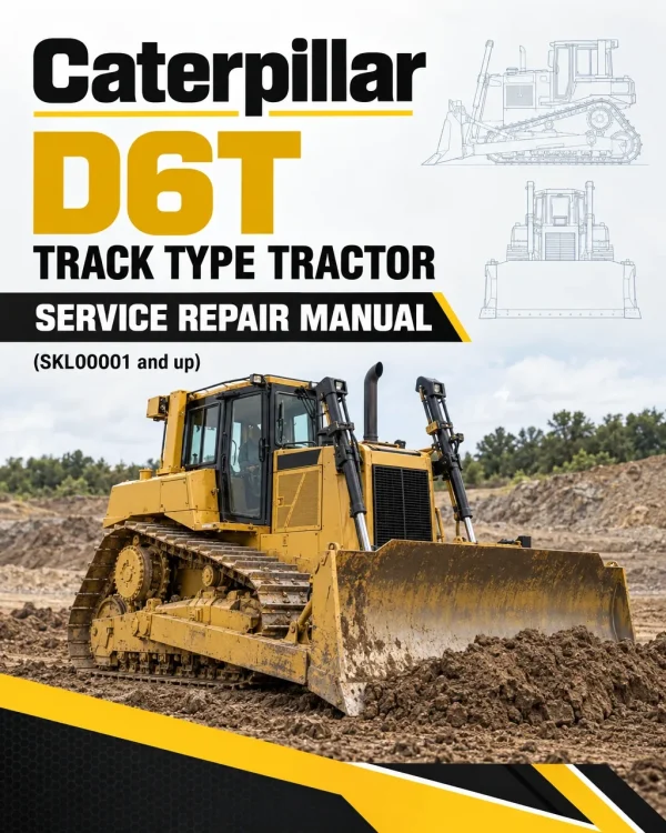 Caterpillar CAT D6T Track Type Tractor Service Repair Manual (SKL00001 and up)
