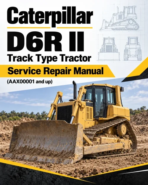 Caterpillar CAT D6R II Track Type Tractor Service Repair Manual (AAX00001 and up)