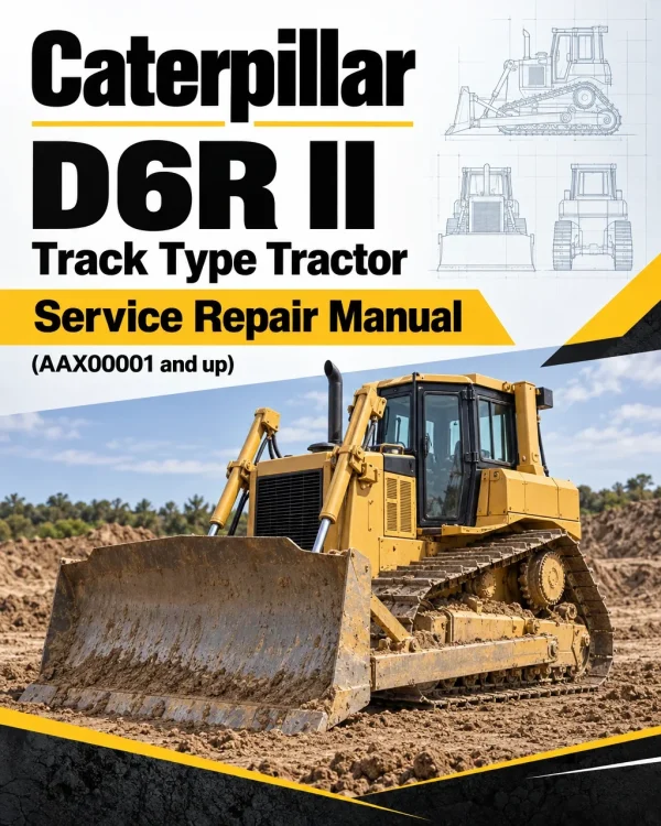 Caterpillar CAT D6R II Track Type Tractor Service Repair Manual (AAX00001 and up)