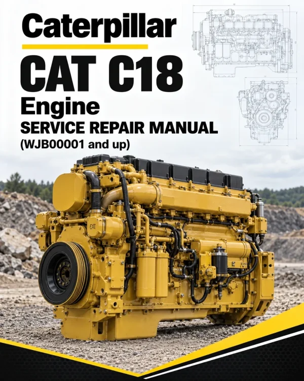 Caterpillar CAT C18 Engine Service Repair Manual (WJB00001 and up)