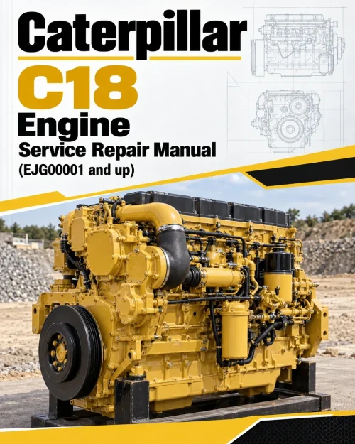 Caterpillar CAT C18 Engine Service Repair Manual (EJG00001 and up)