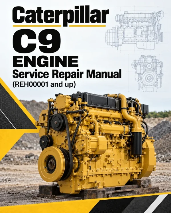 Caterpillar CAT C9 Engine Service Repair Manual (REH00001 and up)