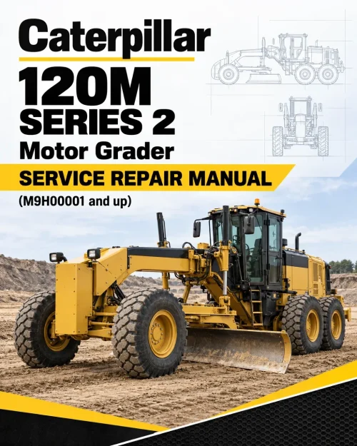 Caterpillar CAT 120M SERIES 2 Motor Grader Service Repair Manual (M9H00001 and up) Caterpillar CAT 120M SERIES 2 Motor Grader Service Repair Manual (M9H00001 and up)