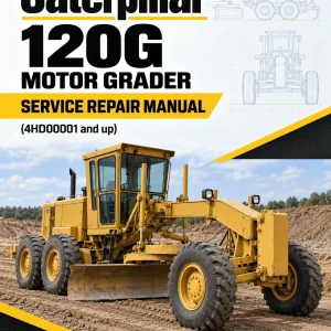 Caterpillar CAT 120G Motor Grader Service Repair Manual (4HD00001 and up)