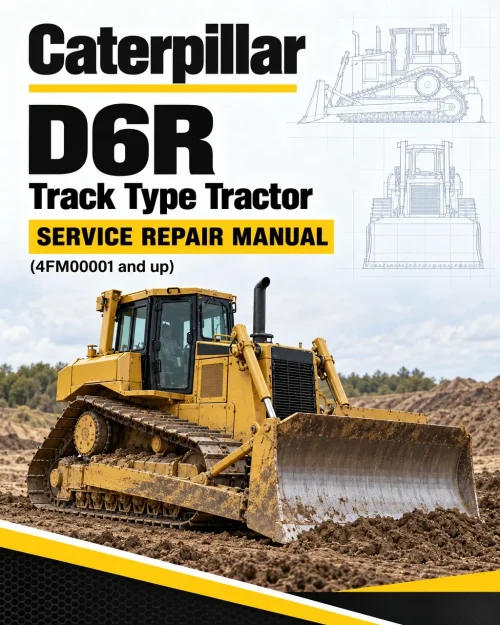 Caterpillar CAT D6R Track Type Tractor Service Repair Manual (4FM00001 and up)