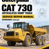 Caterpillar CAT 730 Articulated Dump Truck Service Repair Manual (WWB00001 and up) Caterpillar CAT 730 Articulated Dump Truck Service Repair Manual (WWB00001 and up)