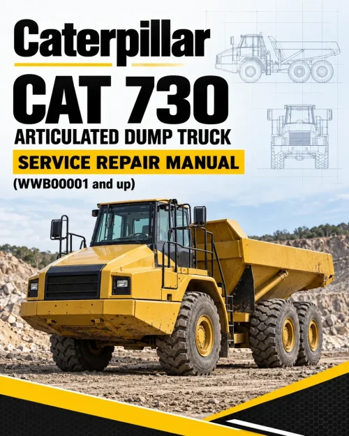 Caterpillar CAT 730 Articulated Dump Truck Service Repair Manual (WWB00001 and up)