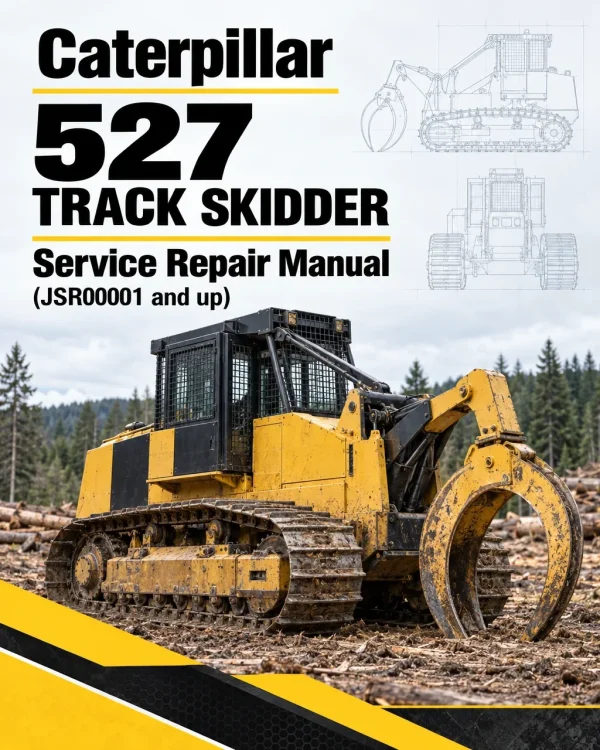 Caterpillar CAT 527 Track Skidder Service Repair Manual (JSR00001 and up)