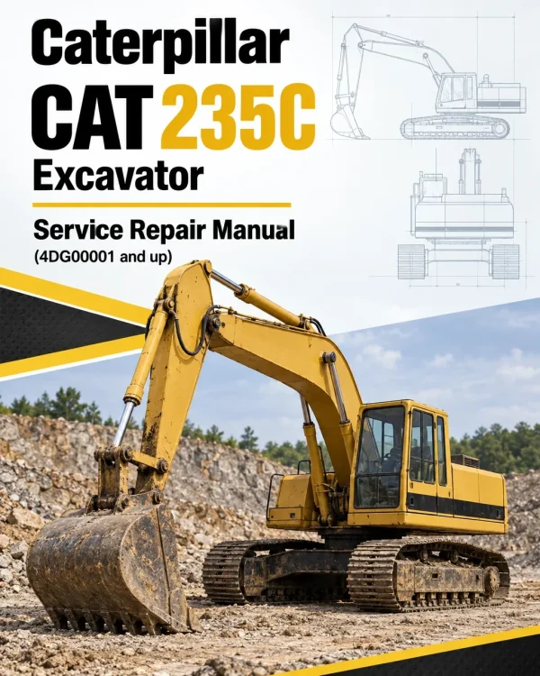 Caterpillar CAT 235C Excavator Service Repair Manual (4DG00001 and up)