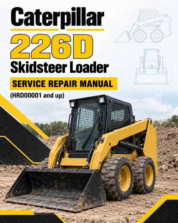 Caterpillar CAT 226D Skidsteer Loader Service Repair Manual (HRD00001 and up)