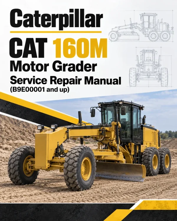 Caterpillar CAT 160M Motor Grader Service Repair Manual (B9E00001 and up) Caterpillar CAT 160M Motor Grader Service Repair Manual (B9E00001 and up)