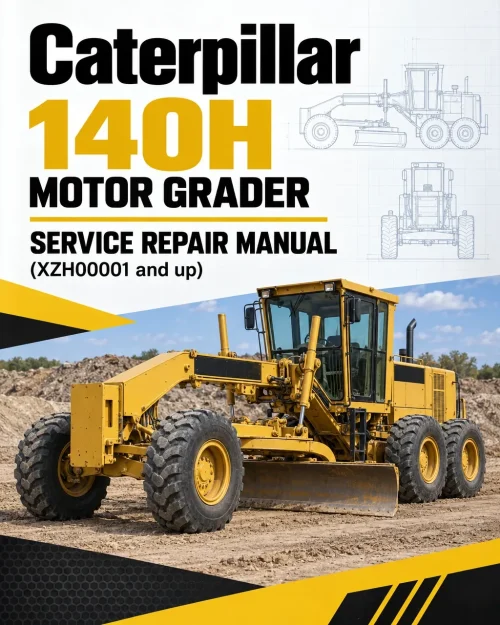 Caterpillar CAT 140H Motor Grader Service Repair Manual (XZH00001 and up)