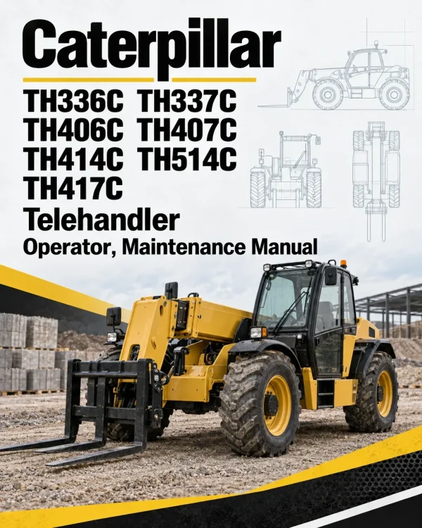 Caterpillar CAT TH336C TH337C TH406C TH407C TH414C TH514C TH417C Telehandler Operator, Maintenance Manual Caterpillar CAT TH336C TH337C TH406C TH407C TH414C TH514C TH417C Telehandler Operator, Maintenance Manual