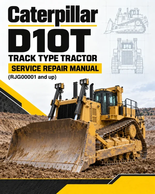 Caterpillar CAT D10T Track Type Tractor Service Repair Manual (RJG00001 and up)