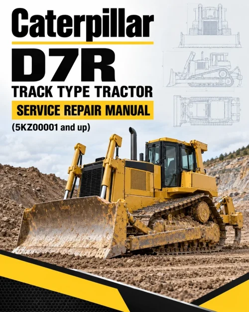Caterpillar CAT D7R Track Type Tractor Service Repair Manual (5KZ00001 and up)
