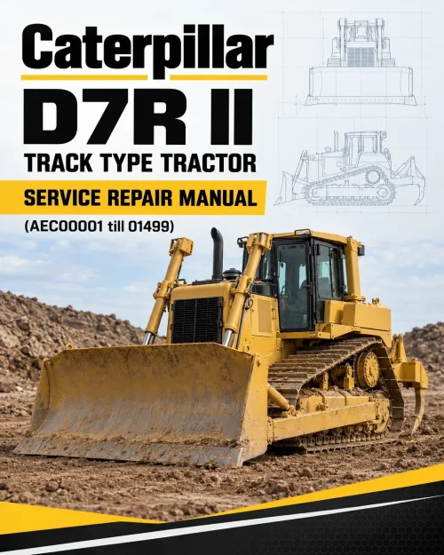 Caterpillar CAT D7R II Track Type Tractor Service Repair Manual (AEC00001 till 01499)