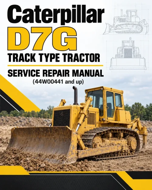 Caterpillar CAT D7G Track Type Tractor Service Repair Manual (44W00441 and up)