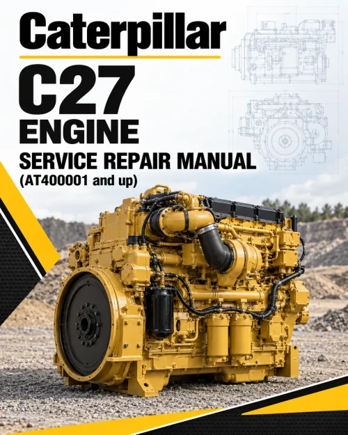 Caterpillar CAT C27 Engine Service Repair Manual (AT400001 and up) Caterpillar CAT C27 Engine Service Repair Manual (AT400001 and up)