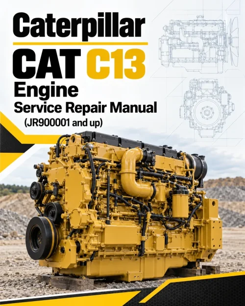 Caterpillar CAT C13 Engine Service Repair Manual (JR900001 and up)