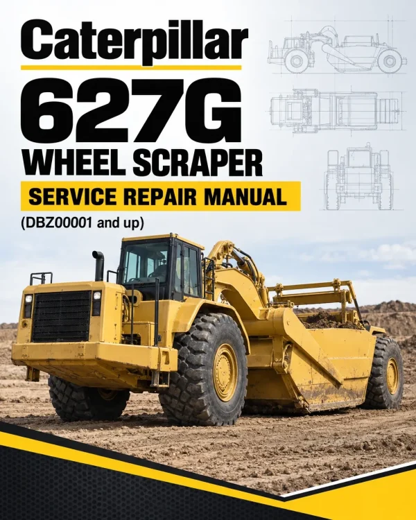Caterpillar CAT 627G Wheel Scraper Service Repair Manual (DBZ00001 and up) Caterpillar CAT 627G Wheel Scraper Service Repair Manual (DBZ00001 and up)